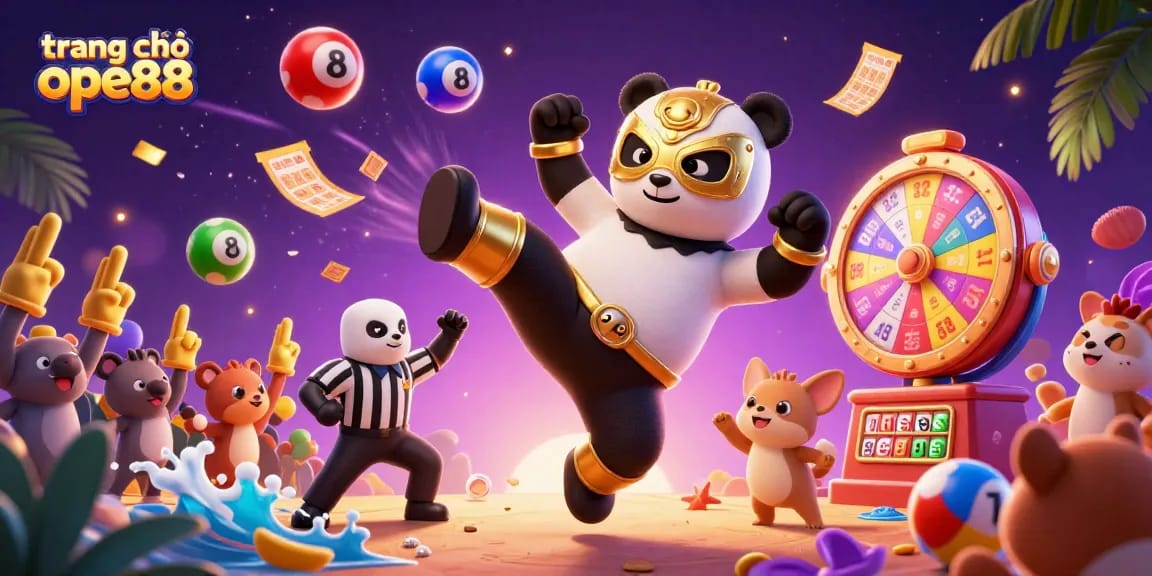Experience the excitement at trang chủ ope88 with vibrant lottery action and animated scenes.