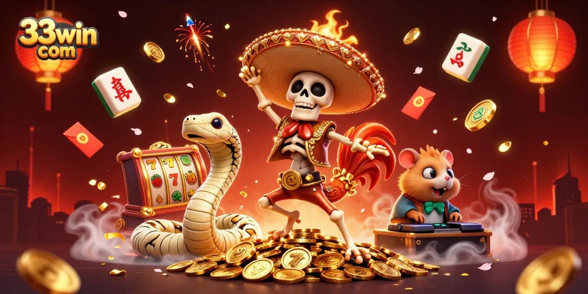 Experience the thrill of winning with 33win com's vibrant online casino scene filled with dynamic characters.