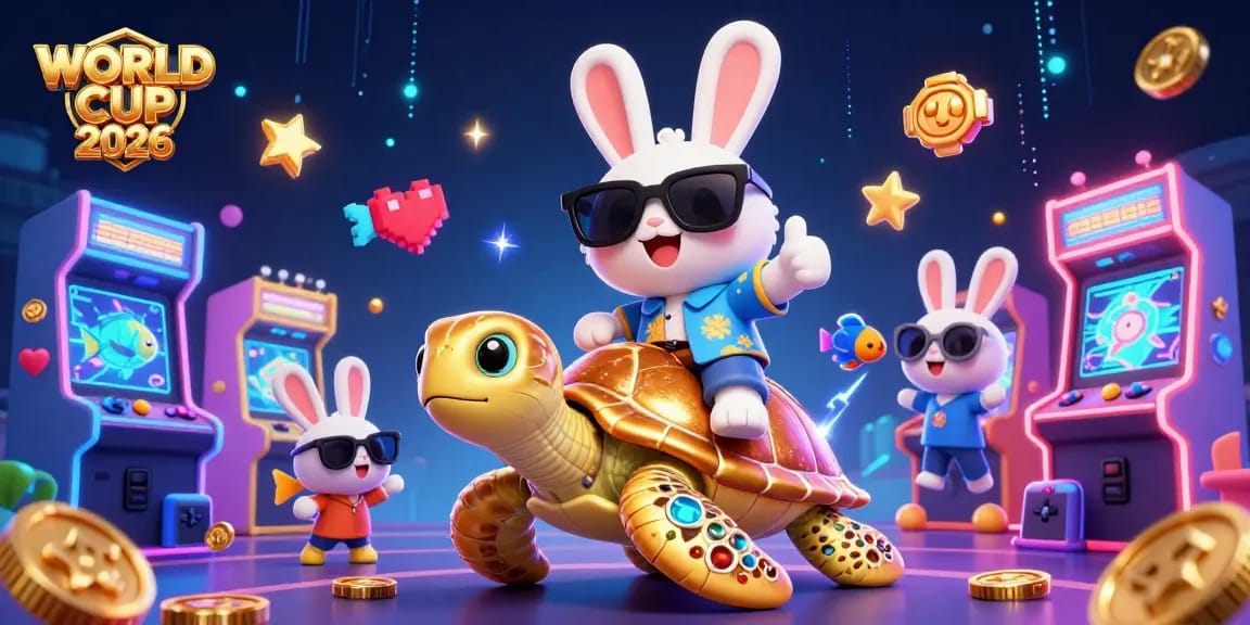 Engage with thrilling action during WORLD CUP 2026 betting adventures featuring a lucky rabbit and golden turtle.