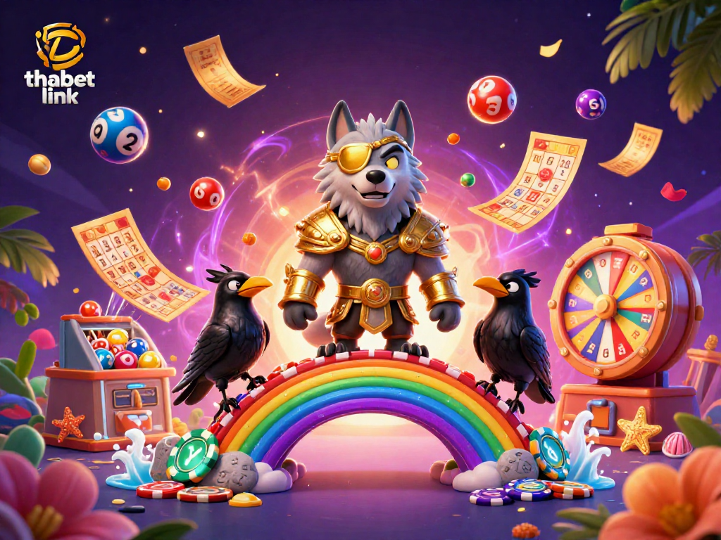 Experience thrilling gaming with thabet link featuring an engaging 3D Norse-inspired scene.