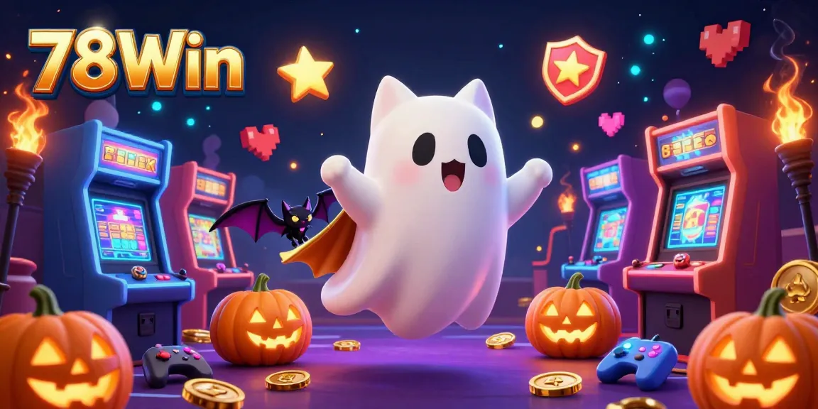 Catch big wins at 78Win with interactive games and engaging digital elements in a lively casino scene.