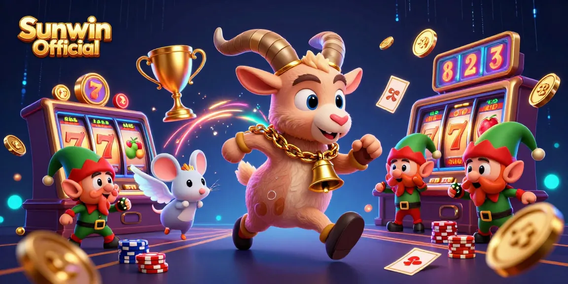 Experience the exciting world of Sunwin Official casino with vibrant 3D characters and thrilling slots action!