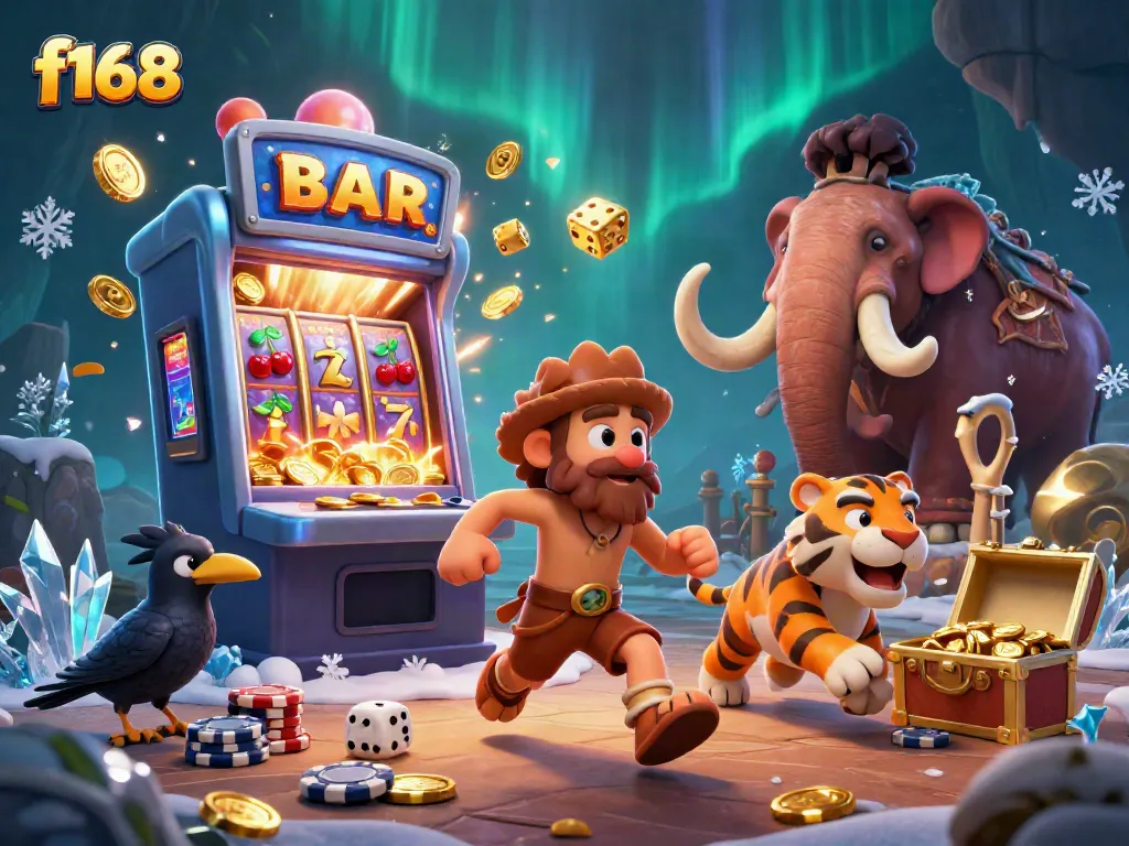 Engage with f168 in an exciting prehistoric casino experience filled with vibrant symbols and dynamic action.