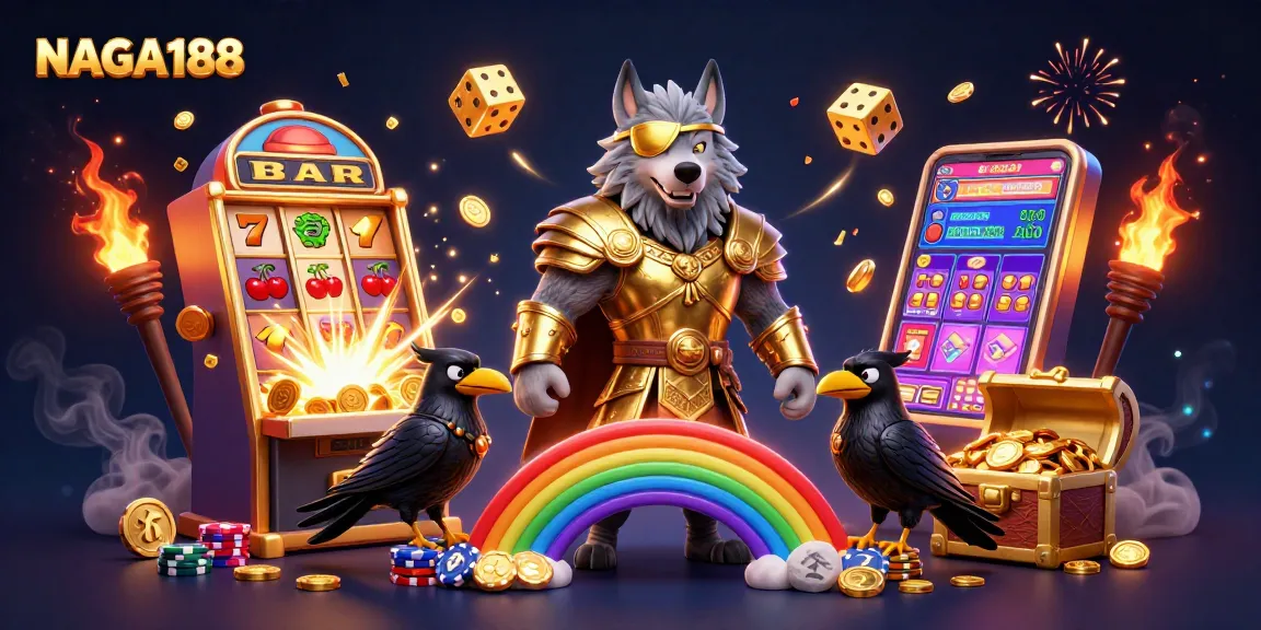 Menyaksikan NAGA188 dengan mesin slot 3D meledak dengan koin, simbol BAR, dan 7 keberuntungan