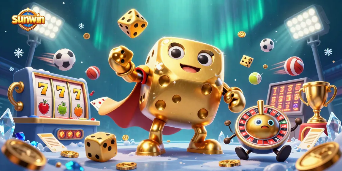 Play exciting games at sunwin with dynamic visuals of slots and sports betting action.